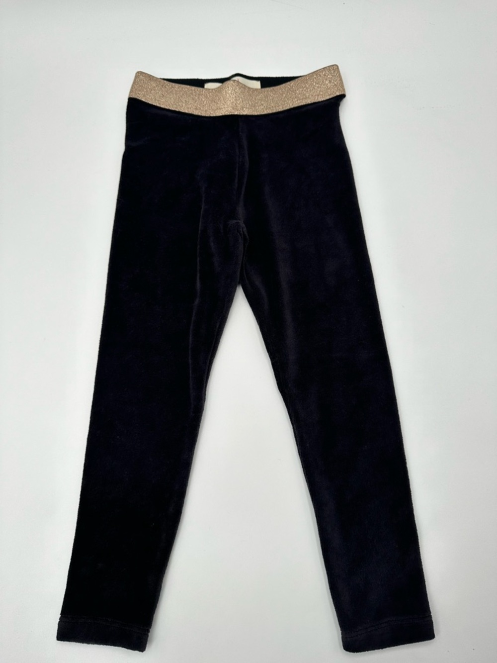Mini Boden velour leggings 3-4
